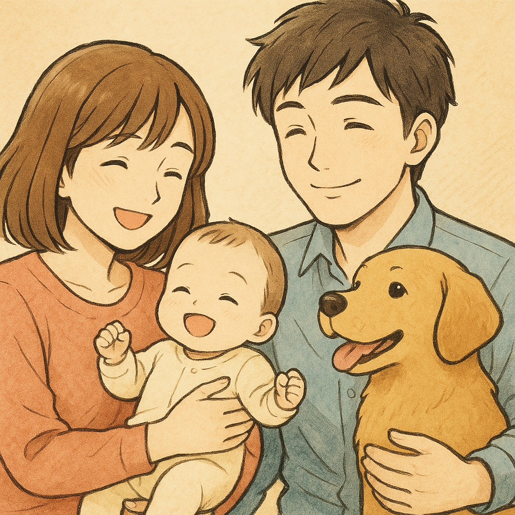 仲良し夫婦が赤ちゃんと愛犬で幸せになるって本当なの?暮らしのコツは?