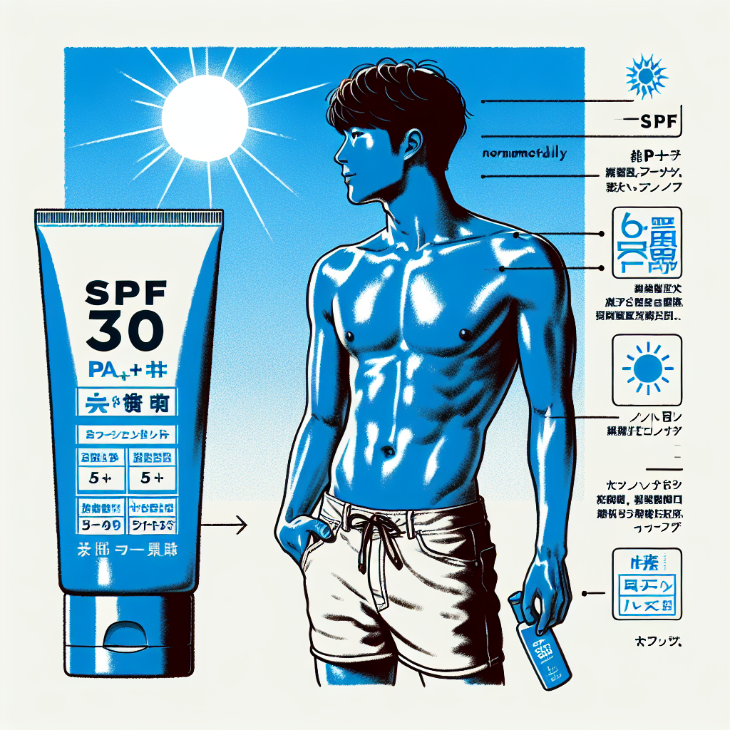メンズの日焼け止めは「普段はSPF30・PA+++目安、用途で上げる」が基本です