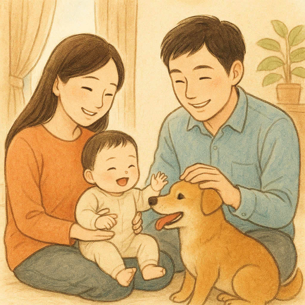 うまくいく理由は、赤ちゃん・愛犬・夫婦のそれぞれに良い循環が生まれるからなんです