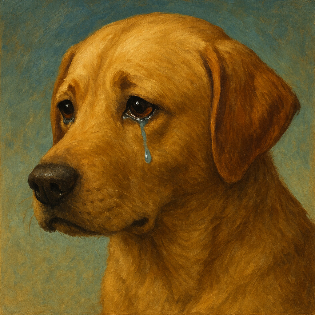 愛犬が感動で涙を増やすことは研究で示されています